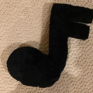 MUSIC NOTE SIXTEENTH NOTE PILLOW